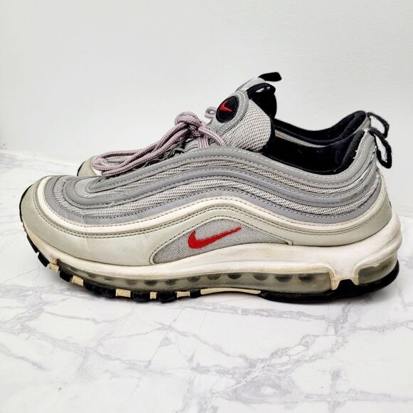 Nike Air Max 97 Silver Running Shoes Size: 8 US - Picture 1 of 9